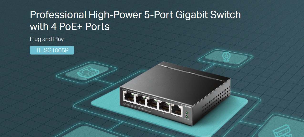 TP-Link TL-SG1005P image 0