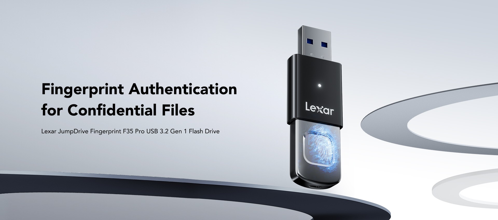 LEXAR 128GB FINGERPRINT F35PRO