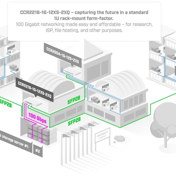 Mikrotik CCR2216-1G-12XS-2XQ Powerful 100Gig Router with L3 Hardware Offloading - Image 6