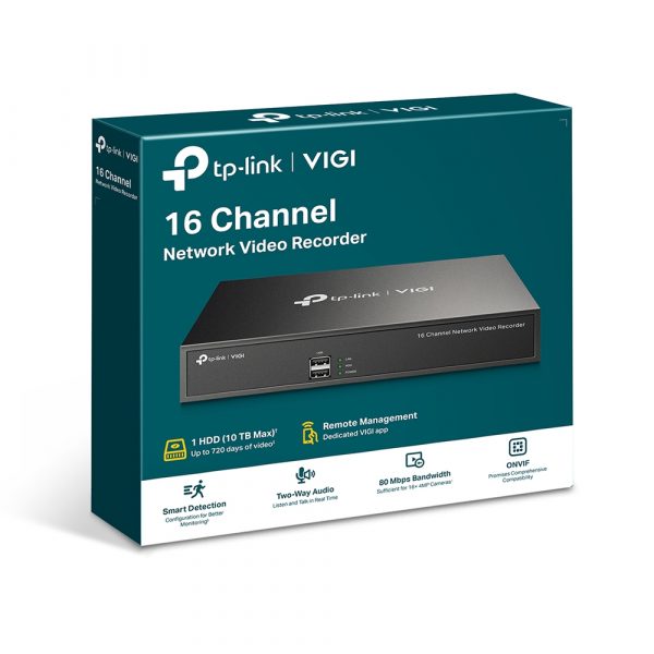TP-Link VIGI NVR1016H 16 Channel Network Video Recorder with Quick Lookup and Playback - Image 7