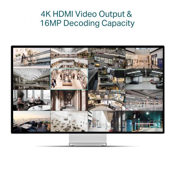 TP-Link VIGI NVR2016H 16 Channel Network Video Recorder with 2 SATA - Image 6