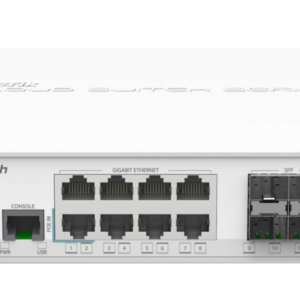 MikroTik CRS112-8G-4S-IN | Compact, Efficient Network Switch