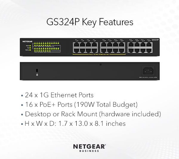 Netgear GS324P image 1