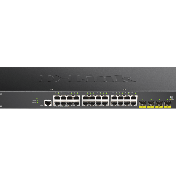 D-Link DGS-1250-28X 28-Port Smart Managed Switch with 10G Uplinks