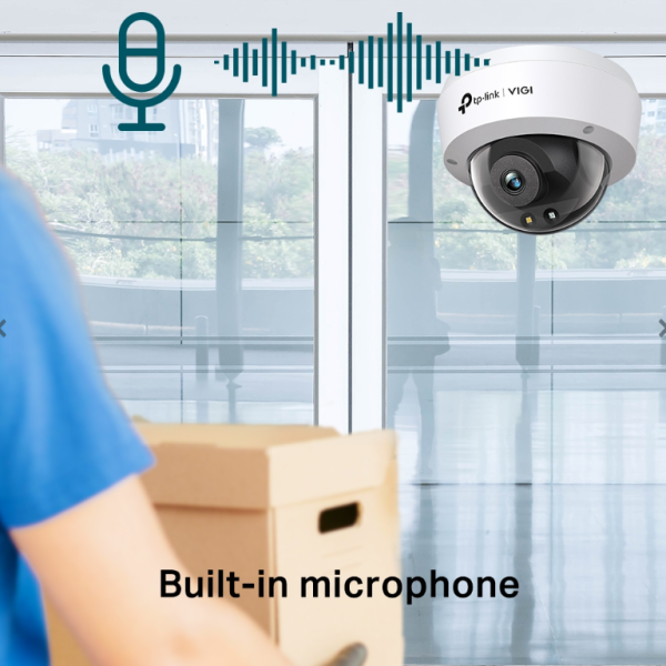 Tp-link VIGI C240 2.8mm 4MP 2.8mm Full-Color Dome Network IP CAMERA - Image 4