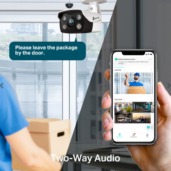 TP-Link VIGI C340 2.8mm Outdoor Full-Color Bullet Network IP CAMERA - Image 4