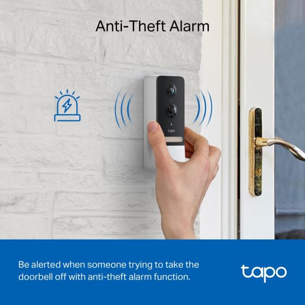 TP-Link Tapo D230S1 2K 5Mp/1920p Smart Wireless Security Video Doorbell - Image 5
