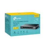 TP-Link LS106LP 6-Port 10/100Mbps Desktop Switch with 4-Port PoE 41 W
