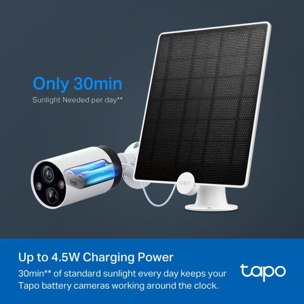 TP-Link Tapo A200 Solar Panel 4.5W Chargning Power, IP65 Weatherproof - Image 3