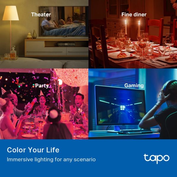 Tp-link TAPO L530B Smart Wi-Fi Light Bulb, Multicolor - Image 7
