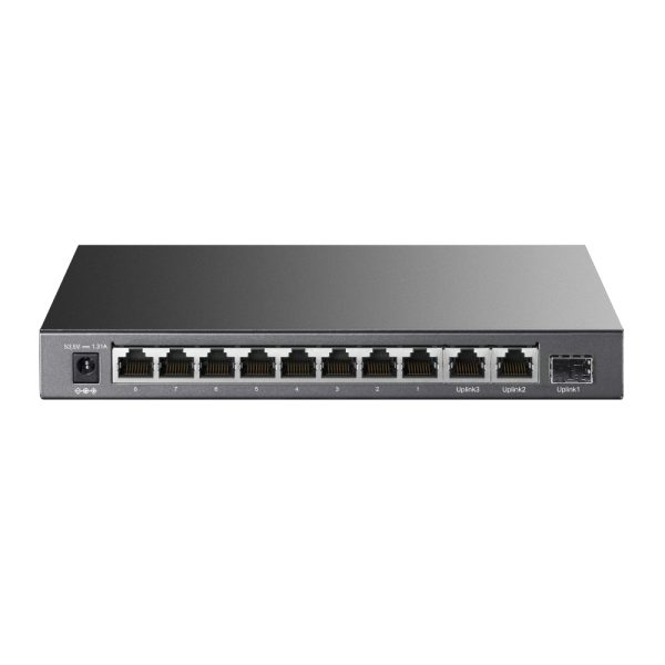 TP-Link TL-SL1311P 8-Port 10/100Mbps 3-Port Gigabit Desktop Switch with 8-Port PoE+ - Image 2