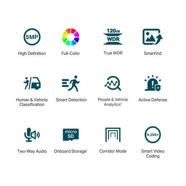 Tp-link VIGI C450 2.8mm 5MP Full-Color Turret Camera - Image 8