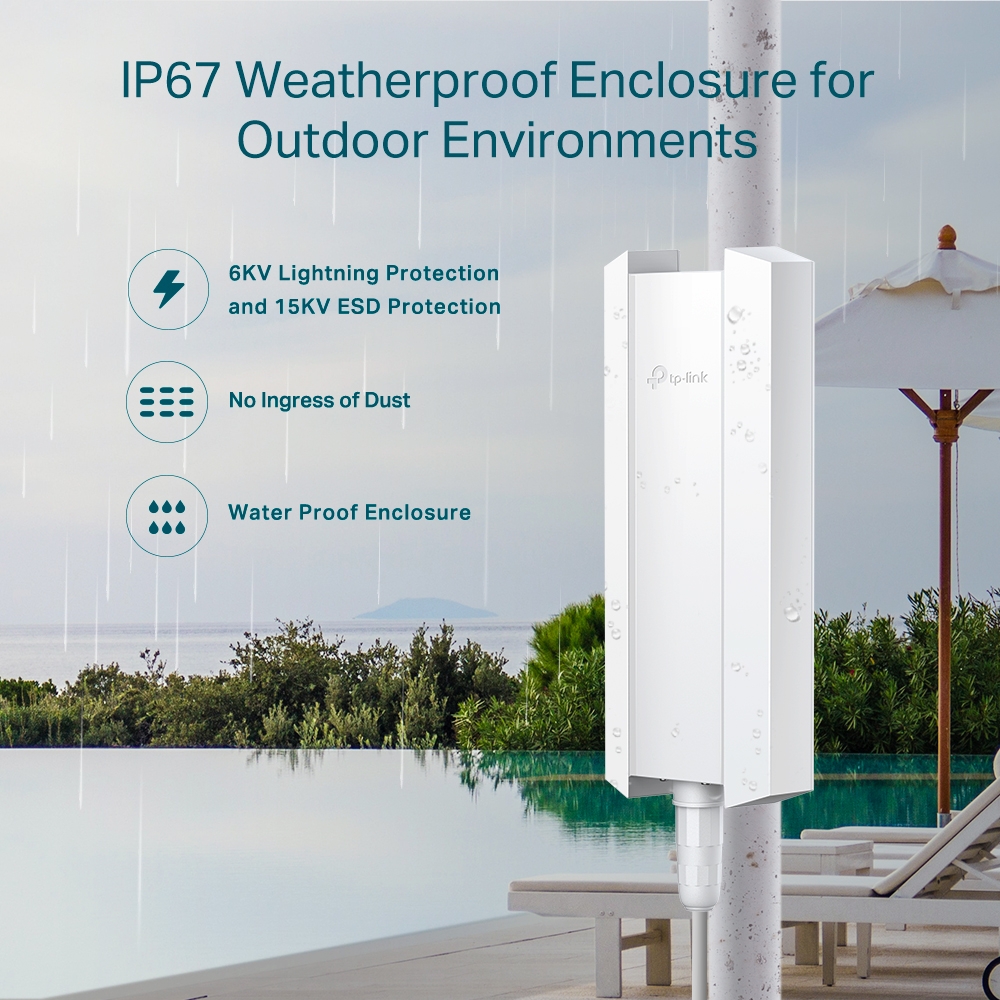 TP-Link EAP650 Outdoor | AX3000 Indoor/Outdoor WiFi 6 Access Point - Image 3