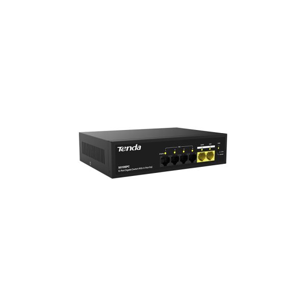 Tenda SG106PC 6-Port Gigabit Lite PoE Switch with 4-Port PoE | Smart and Powerful Networking - Image 3