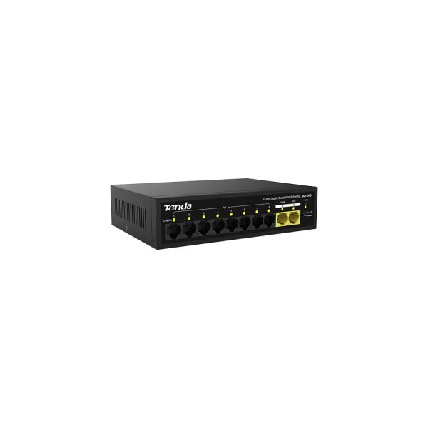 Tenda SG110PC 10-Port Gigabit Lite PoE Switch with 8-Port PoE | Reliable and Powerful Networking Solution - Image 3