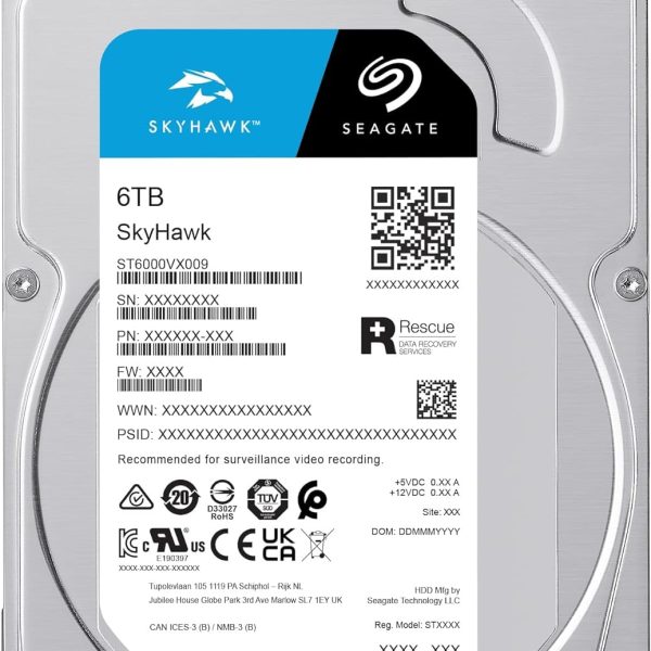 SEAGATE SKYHAWK 6tb