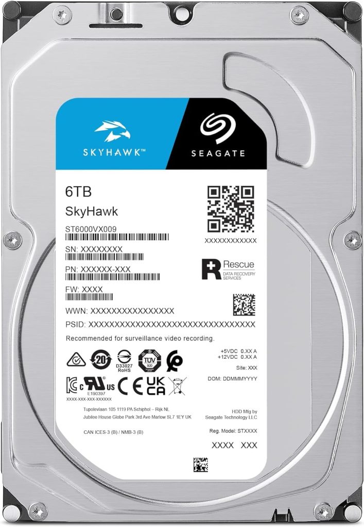 SEAGATE SKYHAWK 6tb