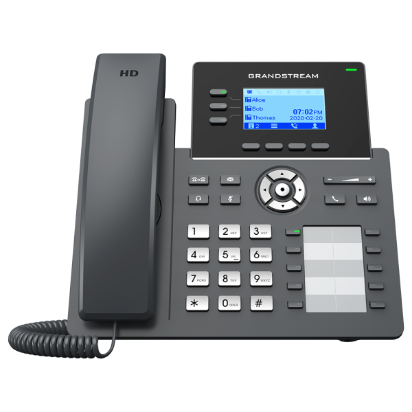 Grandstream GRP2604P | PoE-Enabled Triple-Line IP Phone for Business - Image 3