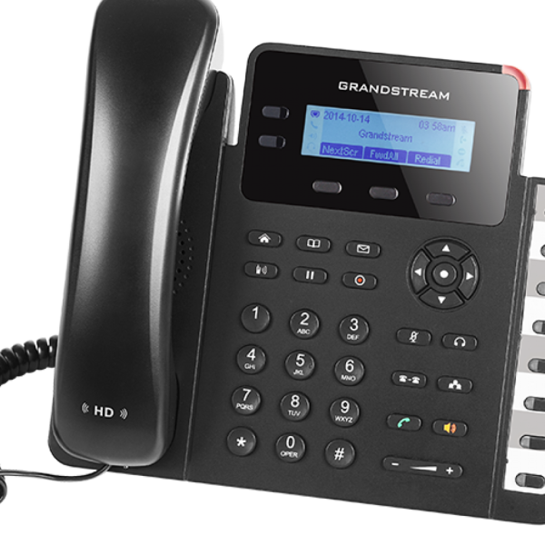 Grandstream GXP1628 – Futuristic PoE IP Phone with HD Audio, 2 SIP Lines, 8 BLF Keys & Dual Gigabit Ports - Image 3