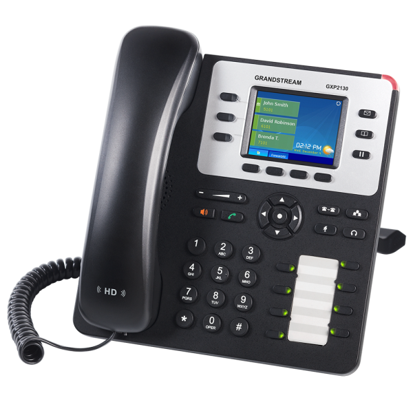 Grandstream GXP2130 – Next-Gen Business IP Phone with PoE, Color LCD, 3 SIP Lines, Bluetooth, HD Audio & XML Soft Keys - Image 3