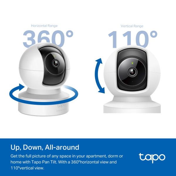 TP-Link Tapo C222 Pan/Tilt AI Wi-Fi Camera | 2K QHD Home Security - Image 4