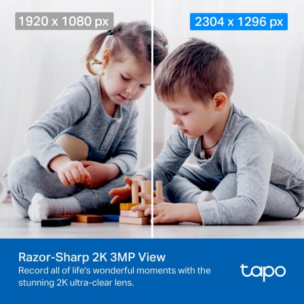 TAPO TC71 Pan/Tilt Home Security Wi-Fi Camera | Smart Surveillance with 360° View - Image 3