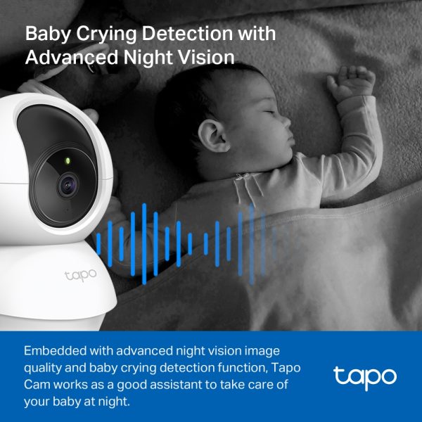 TAPO TC71 Pan/Tilt Home Security Wi-Fi Camera | Smart Surveillance with 360° View - Image 5