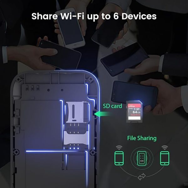 Tenda 4G180 4G LTE-Advanced Pocket Mobile Wi-Fi Router - Image 3