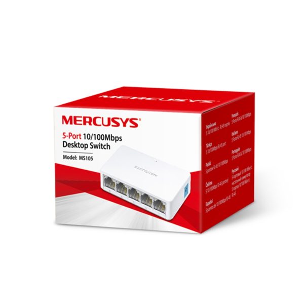 Mercusys MS105 5-Port 10/100Mbps Desktop Switch - Image 4