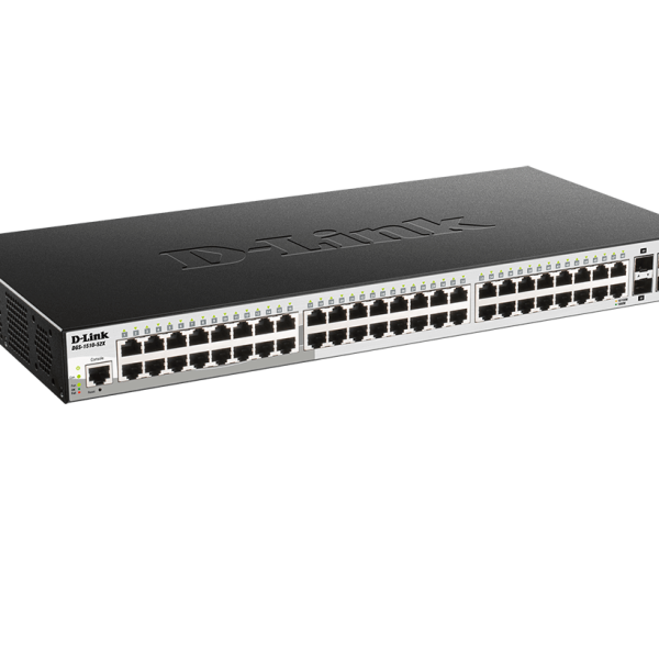 D-Link DGS-1510-52X | 52-Port Stackable Gigabit Managed Switch, 48 Gigabit Ports, 4 10GbE SFP+ Ports, 6kV Surge Protection, MTCTE Certified - Image 3