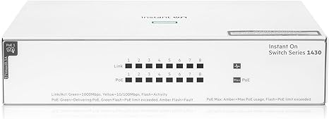 HPE Aruba ION 1430 8-Port Gigabit PoE Switch