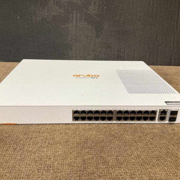 HPE Aruba ION 1960 24-Port Switch | 24x 1G RJ-45, 2x 10GBase-T, 2x 10G SFP+ | 128 Gbps Switching Capacity | 95 Mpps Throughput | Layer 2+ | Stackable Web & Cloud Managed - Image 3