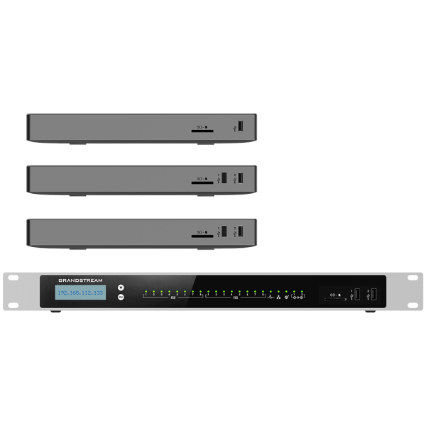 Grandstream UCM6302A IP PBX Audio Series | Up to 500 Users | 75 Concurrent Calls | 2 FXS & 2 FXO Ports | 3 Gigabit Ports | PoE | Audio Conferencing, IM & Web Meetings - Image 3