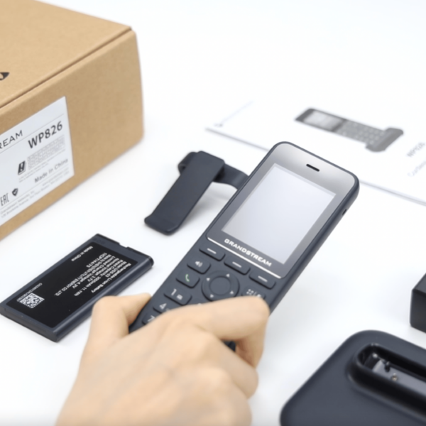 Grandstream WP826 Cordless Wi-Fi 6 IP Phone with 12-Hour Talk Time, Bluetooth, Antibacterial Casing & 4-Way Conferencing - Image 5