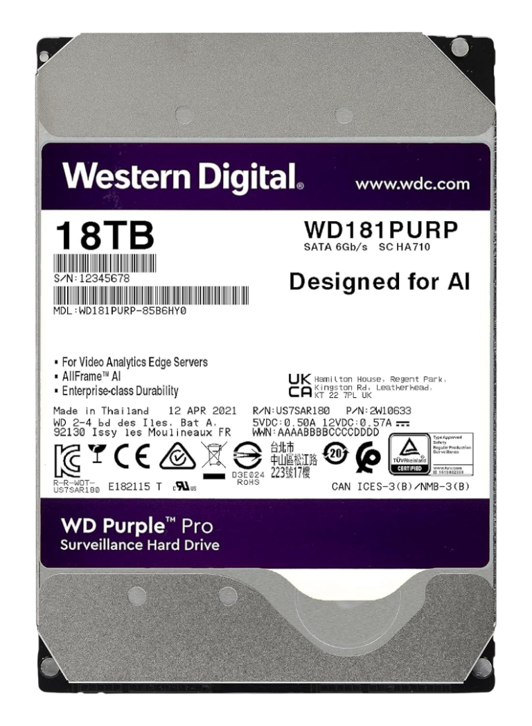 Wd purple pro 18tb
