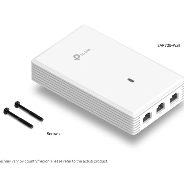 TP-Link EAP725-Wall | BE5000 Wall Plate Wi-Fi 7 Access Point | 2x2.5G Ports + 2xGigabit Ports - Image 6