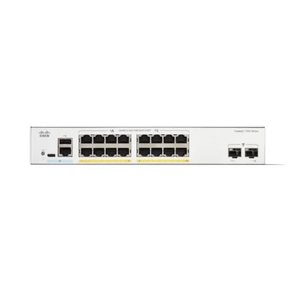 Cisco Catalyst C1300-16P-4X Managed Gigabit PoE+ Switch – Powerful 16-Port with 4x 10G SFP+ Uplinks - Image 3
