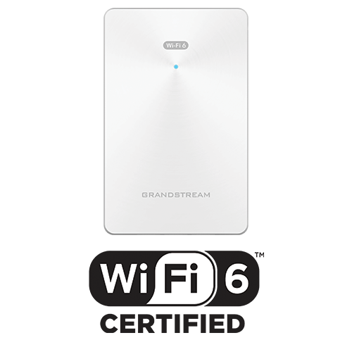 Grandstream GWN7661E | In-Wall Wi-Fi 6 AX3000 Access Point | 3Gbps Speed | 4× Gigabit Ports with PoE | Supports 256 Clients