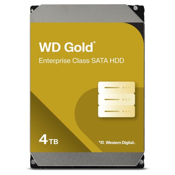WD Gold 4TB | WD4004FRYZ Powerful Enterprise HDD – 7200 RPM, SATA 6Gb/s, 256MB Cache, Heavy-Duty Reliability - Image 3