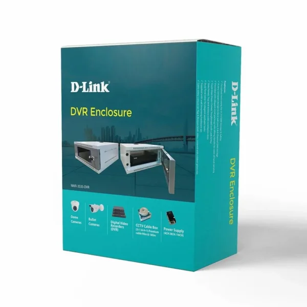 D-Link NWR-3535-DVR-B Powerful Compact Wall Mount DVR Enclosure with Lockable Toughened Glass Door - Image 9
