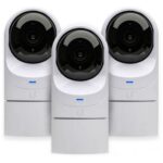 Ubiquiti UVC-G3-FLEX 3 Pack – Full HD Mini Turret Camera with IR Night Vision, PoE, ONVIF Support & Integrated Microphone