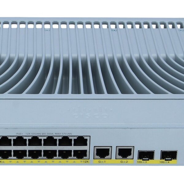 Cisco Catalyst C9200CX-12P-2X2G - Powerful Enterprise-Grade Switch with 12 PoE+ Ports, 2x 10G Uplinks - Image 3