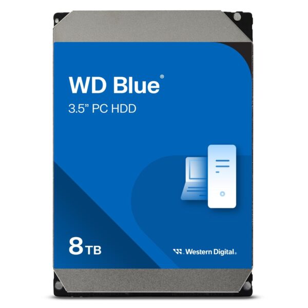 WD Blue 8TB | WD80EAAZ Powerful 3.5-inch PC HDD – Reliable, Low Power, 256MB Cache, 5640 RPM, Advanced CMR Technology - Image 3