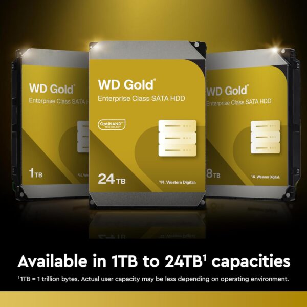 WD Gold 22TB | WD221KRYZ Powerful Enterprise-Class 22TB Helium SATA HDD with 7200 RPM, 512MB Cache - Image 7