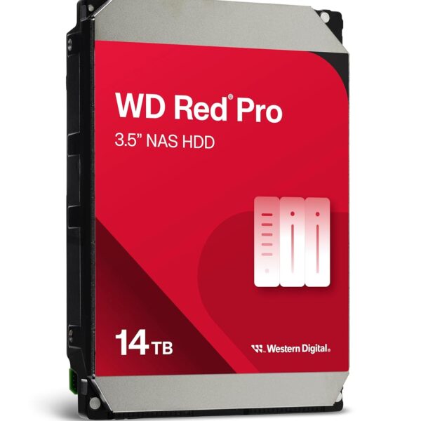 WD Red Pro 14TB | WD142KFGX NAS Hard Drive - Powerful Performance, 7200 RPM, 512MB Cache, SATA 6Gb/s - Image 4