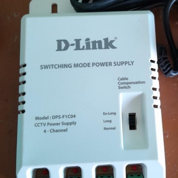 D-Link DPS-F1C04 Powerful 4 CH CCTV Power Supply with Surge Protection & Auto Reset - Image 4