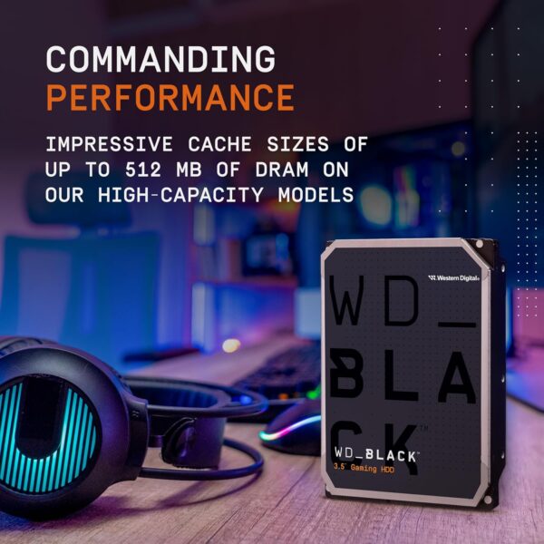 WD Black 6TB | WD6004FZWX Powerful 7200RPM High-Performance Gaming HDD with 256MB Cache & StableTrac Technology - Image 7