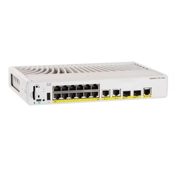Cisco Catalyst C9200CX-12T-2X2G Powerful Fanless Layer 3 Managed Switch with 12 Gigabit Ports, 2x10G & 2x1G Uplinks - Image 6