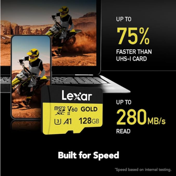 Lexar 128gb professional gold