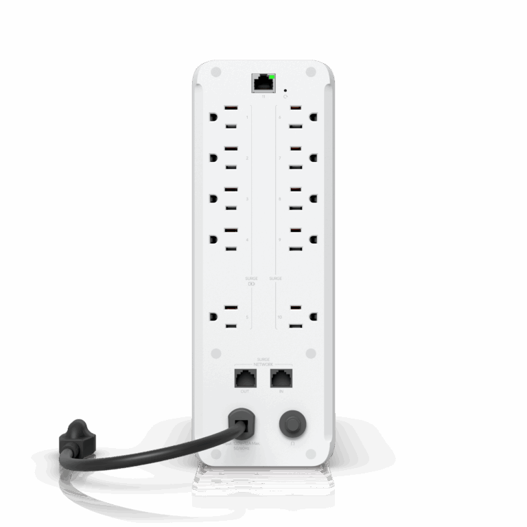 Ubiquiti UniFi UPS Tower – 1kVA Line-Interactive Smart Power Backup with Ethernet Management, Surge Protection & NUT Compatibility - Image 2